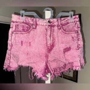 Celebrity Pink Distressed Jean Shorts